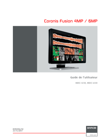 Barco Coronis Fusion 6MP MDCC-6330 Mode d'emploi | Fixfr