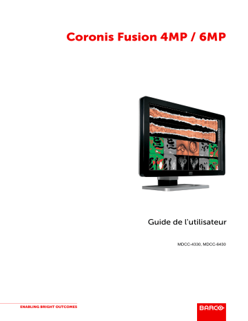 Barco Coronis Fusion 6MP MDCC-6430 Mode d'emploi | Fixfr