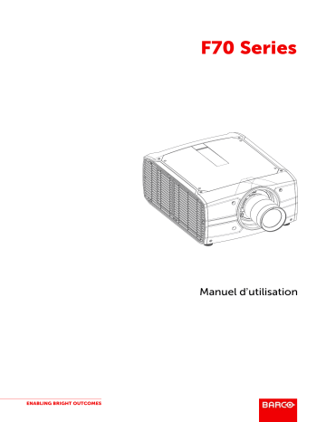 Barco F70-4K6 Mode d'emploi | Fixfr