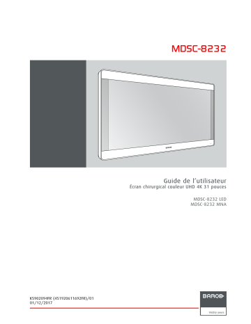 Barco MDSC-8232 Mode d'emploi | Fixfr