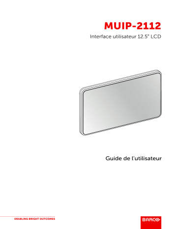 Barco MUIP-2112 Mode d'emploi | Fixfr