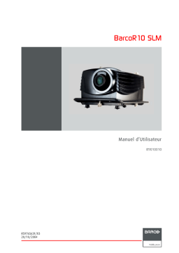 Barco SLM R10 Performer Mode d'emploi