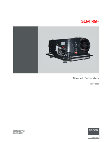 Barco SLM R9 Performer Mode d'emploi | Fixfr