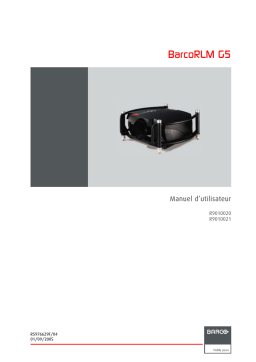 Barco RLM G5 Performer Mode d'emploi