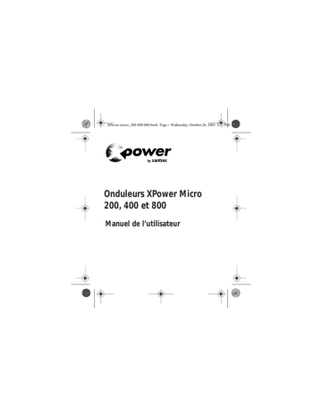 Xantrex Xpower Inverters - Digital Mode d'emploi | Fixfr