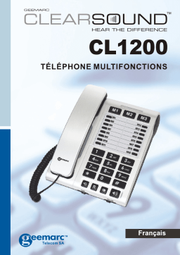 Geemarc CL1200 Mode d'emploi