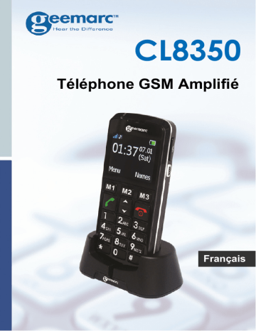 Geemarc CL8350 Mode d'emploi | Fixfr