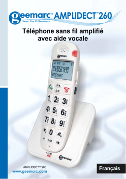 Geemarc AMPLIDECT260 Mode d'emploi