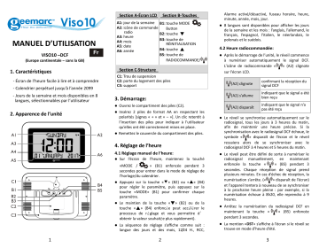 Geemarc VISO10 Mode d'emploi | Fixfr