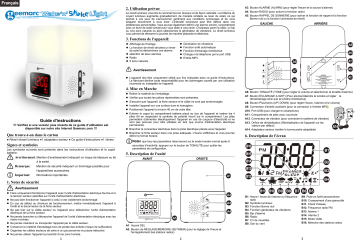 Geemarc WAKE 'N' SHAKE LIGHT Mode d'emploi | Fixfr