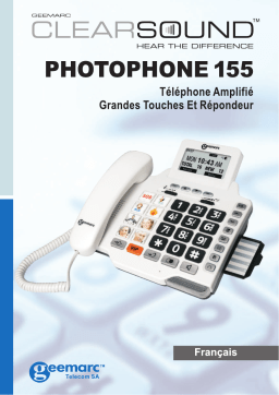 Geemarc PHOTOPHONE155 Mode d'emploi