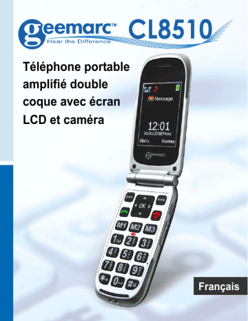 Geemarc CL8510 Mode d'emploi | Fixfr