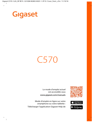 Gigaset C570 Mode d'emploi | Fixfr