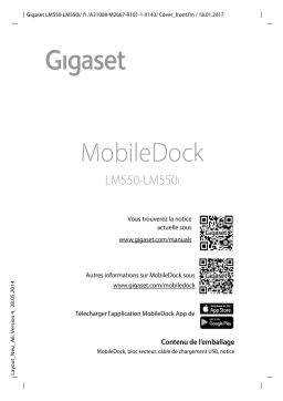 Gigaset MobileDock LM550 Mode d'emploi