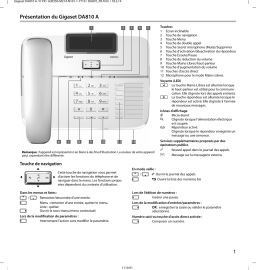 Gigaset DA810A Mode d'emploi