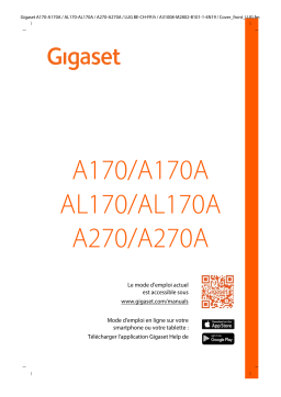 Gigaset A170 Mode d'emploi