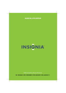 Insignia NS-19E450WA11 19" Class / 720p / 60Hz / LED-LCD HDTV Mode d'emploi