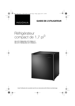 Insignia NS-CF17BK6 1.7 Cu. Ft. Mini Fridge Mode d'emploi