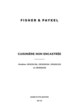 Fisher & Paykel OR36SCG6R1 Mode d'emploi