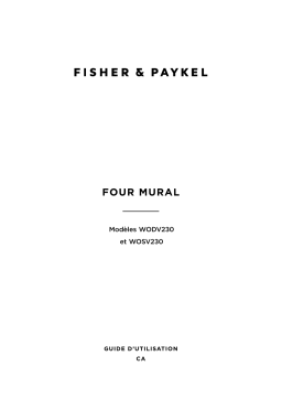 Fisher & Paykel WODV2-30_N Mode d'emploi