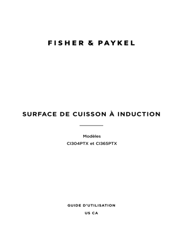 CI304PTX1_N | Fisher & Paykel CI365PTX1_N Mode d'emploi | Fixfr