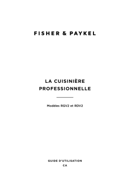 Fisher & Paykel RGV2-488-L_N Mode d'emploi