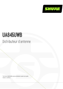 Shure UA845UWB Antenna Distribution System Mode d'emploi