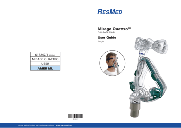 ResMed Mirage Quattro Mask Mode d'emploi | Fixfr