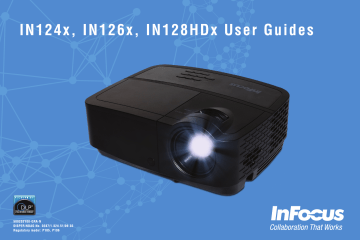 IN128HDx | Infocus IN126x Network Projector Mode d'emploi | Fixfr
