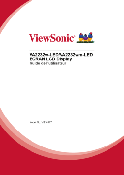 ViewSonic VA2232wm-LED-S MONITOR Mode d'emploi