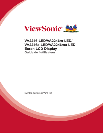 VA2246a-LED | ViewSonic VA2246M-LED-S MONITOR Mode d'emploi | Fixfr
