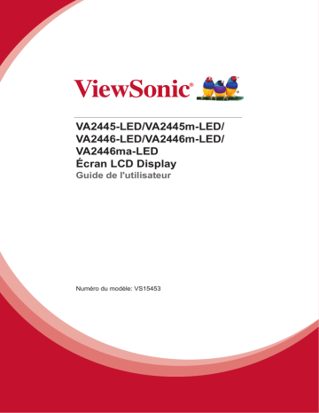 ViewSonic VA2445m-LED-S MONITOR Mode d'emploi | Fixfr