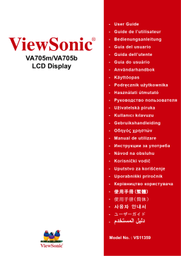 ViewSonic VA705B MONITOR Mode d'emploi