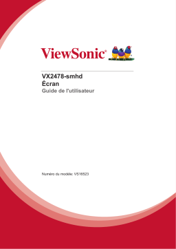 ViewSonic VX2478-smhd-S MONITOR Mode d'emploi