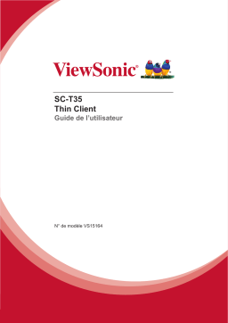 ViewSonic SC-T35_BK_US_0 VDI Mode d'emploi