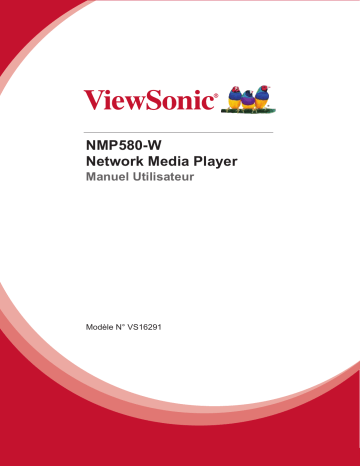 ViewSonic NMP580-W DIGITAL SIGNAGE Mode d'emploi | Fixfr