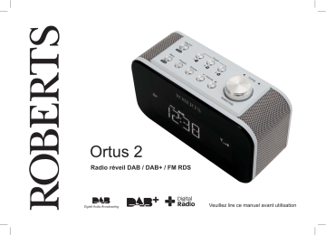 Roberts Ortus 2( Rev.1a) Clock Radio Mode d'emploi | Fixfr