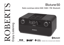 Roberts BLUTUNE 50( Rev.1) DAB Radio Mode d'emploi