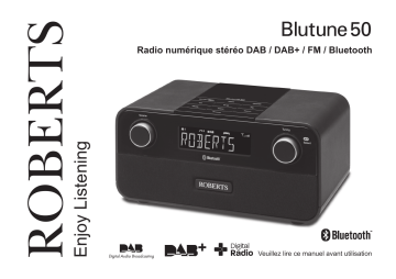 Roberts BLUTUNE 50( Rev.1) DAB Radio Mode d'emploi | Fixfr