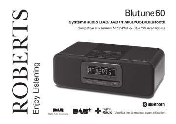 Roberts BLUTUNE 60( Rev.1) Bluetooth Radio Mode d'emploi | Fixfr