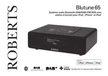 Roberts Blutune 65( Rev.1) DAB Radio Mode d'emploi | Fixfr