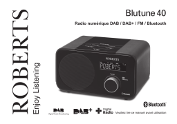 Roberts BLUTUNE40( Rev.1) Bluetooth Radio Mode d'emploi