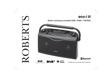 Roberts Eco4 BT( Rev.1) DAB Radio Mode d'emploi | Fixfr