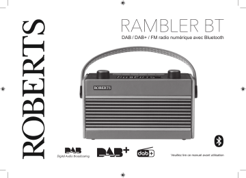 Roberts Rambler BT( Rev.1) Bluetooth Radio Mode d'emploi | Fixfr