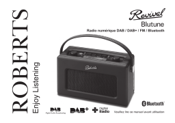 Roberts Blutune( Rev.1) Revival Radio Mode d'emploi