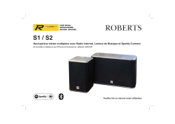 Roberts R-Line S1 Multi-room Stereo Speaker( Rev.1) DAB Radio Mode d'emploi