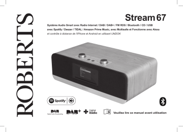 Roberts Stream 67( Rev.1.a) Multi-room Radio Mode d'emploi | Fixfr