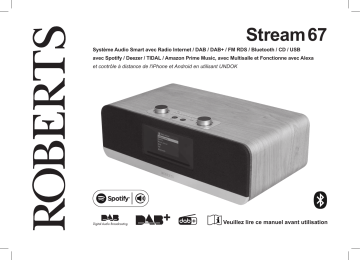 Roberts Stream 67( Rev.2) Sound System Radio Mode d'emploi | Fixfr