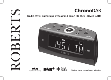 CHRONODAB | CHRONODAB( Rev.3)  | Roberts CHRONO( Rev.3) DAB Radio Mode d'emploi | Fixfr
