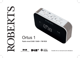 Roberts Ortus 1( Rev.1) DAB Radio Mode d'emploi